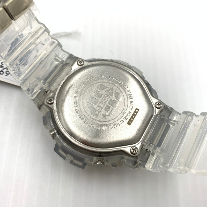 【中古品】【メンズ】 G-SHOCK ジーショック DIGITAL 6900 SERIES 40th ANNIVERSARY CLEAR REMIX DW-6940RX-7 クォーツ 腕時計 ウォッチ 196-260804-ko-10-tei カラー：クリア 万代Net店