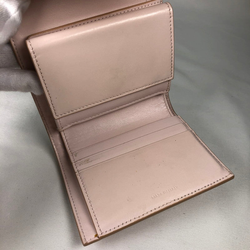 【中古品】【レディース】 CELINE Small Trifold Wallet セリーヌ スモール トリフォールドウォレット 財布　三つ折り財布 181-260611-sm-03-otoh カラー：ピンクベージュ 万代Net店