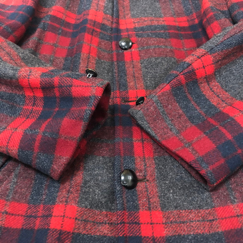 【現状渡し品】【メンズ】 PENDLETON ペンドルトン CHECK WOOL JACKET チェック ウール ジャケット ライトアウター 145-251205-ks-12-tei サイズ：XL カラー：マルチカラー 万代Net店