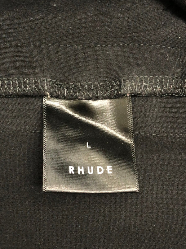 【現状渡し品】【メンズ】 RHUDE ルード TRACK PANT トラックパンツ ボトムス 153-261003-AS-22-hon サイズ：L カラー：ブラック 万代Net店