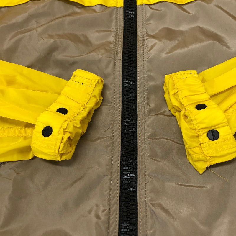 【中古品】【メンズ】 COACH コーチ MOUNTAIN PARKA マウンテンパーカー ライトアウター ナイロンジャケット 141-251205-ks-22-fuz サイズ：XS カラー：ブラウン/イエロー 万代Net店