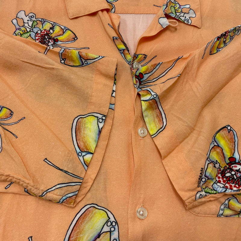 【中古品】【メンズ】 GONZ BUTTERFLY S/S SHIRT ゴンズ バタフライ ショートスリーブシャツ 半袖 トップス 149-251224-yo-07-fuzh サイズ：M カラー：peach 万代Net店
