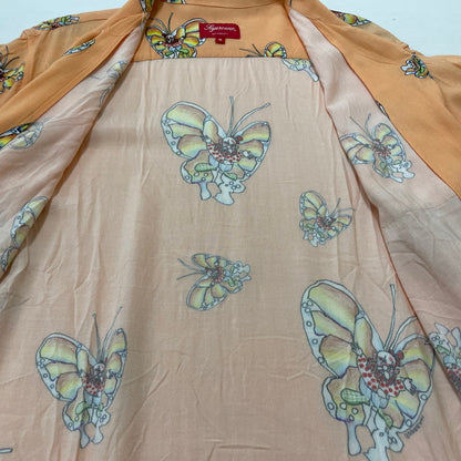 【中古品】【メンズ】 GONZ BUTTERFLY S/S SHIRT ゴンズ バタフライ ショートスリーブシャツ 半袖 トップス 149-251224-yo-07-fuzh サイズ：M カラー：peach 万代Net店