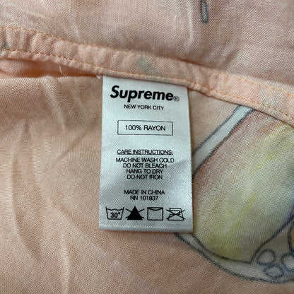 【中古品】【メンズ】 GONZ BUTTERFLY S/S SHIRT ゴンズ バタフライ ショートスリーブシャツ 半袖 トップス 149-251224-yo-07-fuzh サイズ：M カラー：peach 万代Net店