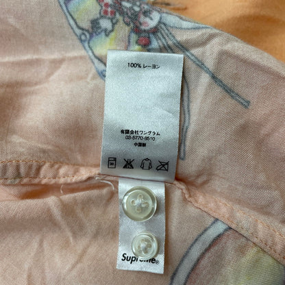 【中古品】【メンズ】 GONZ BUTTERFLY S/S SHIRT ゴンズ バタフライ ショートスリーブシャツ 半袖 トップス 149-251224-yo-07-fuzh サイズ：M カラー：peach 万代Net店