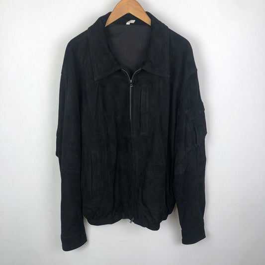 【中古品】【メンズ】 CCU シーシーユー 23AW HENRY SWING TOP JACKET SH-37-SUEDE ヘンリー スウィングトップ ジャケット ライトアウター 140-251205-ks-01-tei サイズ：3 カラー：ブラック 万代Net店