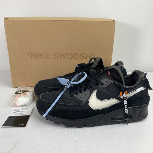【中古品】【メンズ】 ナイキ NIKE×OFF-WHITE AA7293-001 THE 10 AIR MAX 90 BLACK メンズ 28.5cm 黒タグ・シューレース・箱付属 スニーカー 靴 160-260527-io-13-fuzh 万代Net店