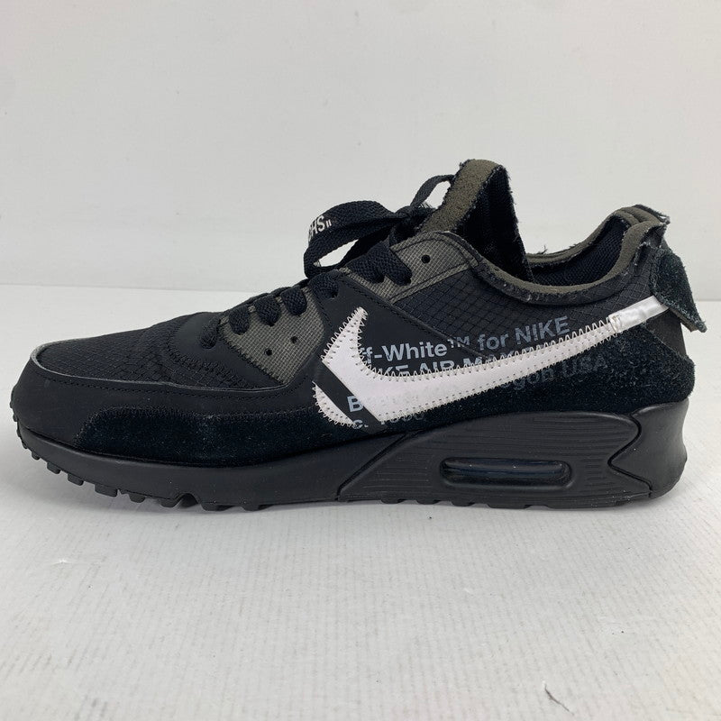 【中古品】【メンズ】 ナイキ NIKE×OFF-WHITE AA7293-001 THE 10 AIR MAX 90 BLACK メンズ 28.5cm 黒タグ・シューレース・箱付属 スニーカー 靴 160-260527-io-13-fuzh 万代Net店