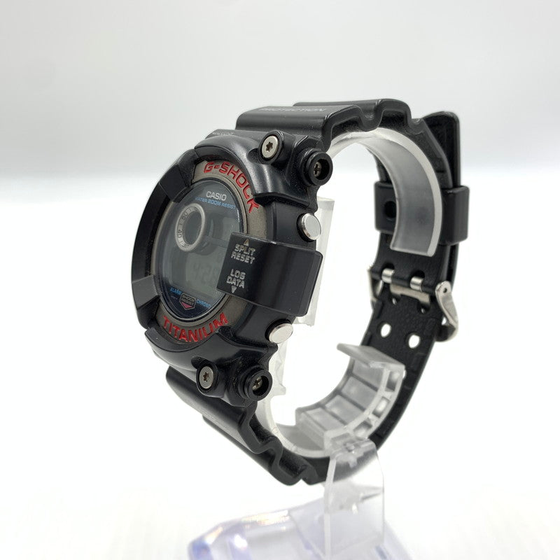 【中古品】【メンズ】 G-SHOCK ジーショック FROGMAN MASTER OF G - SEA DW-8200 フロッグマン 腕時計 ウォッチ 196-260804-ko-11-tei カラー：ブラックレッド 万代Net店