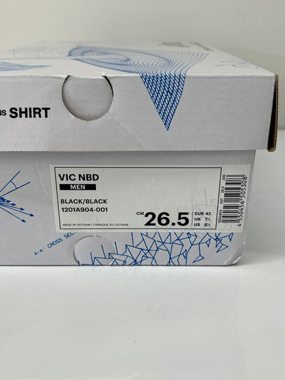 【中古品】【メンズ】 COMME des GARCONS SHIRT コムデギャルソンシャツ × asics アシックス 別注 コラボ VIC NBD 1201A904 ローカット スニーカー 靴 162-260801-kk-10-hon カラー：BLACK/BLACK 万代Net店
