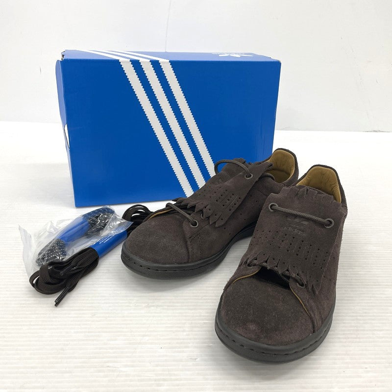 【中古品】【メンズ】 adidas アディダス × NAKATA SHINSUKE 中田慎介 別注 コラボ STANSMITH LUX SUEDE SNEAKERS IH9987 スタンスミス ラックス スウェード スニーカー 靴 シューズ 161-260302-yo-05-tei サイズ：24cm カラー：ブラウン 万代Net店