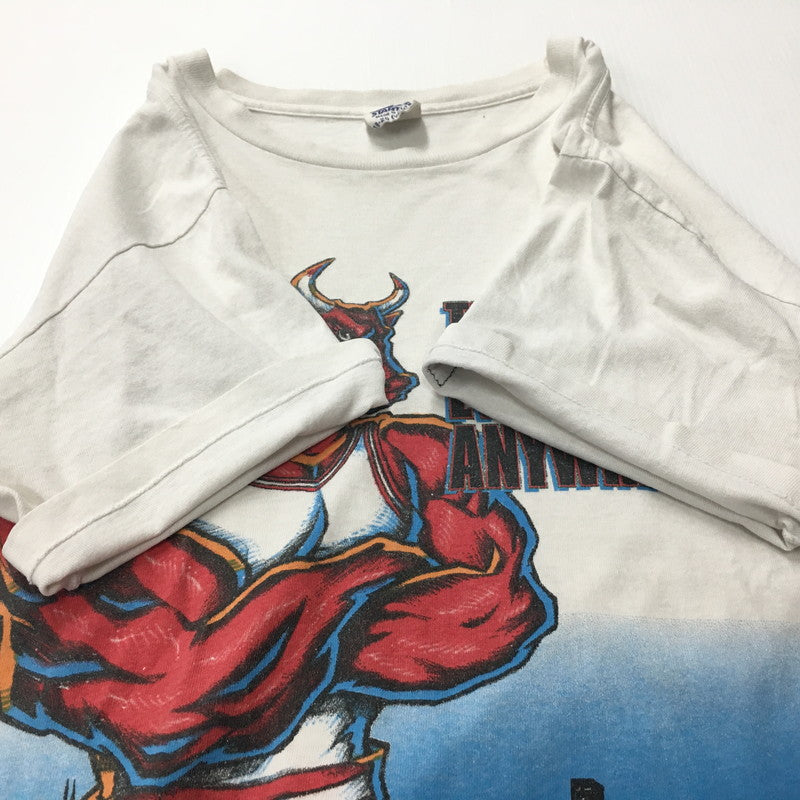 【中古品】【メンズ】  STARTER 90'S CHICAGO BULLS 1996 NBA TEE スターター シカゴブルズ 90年代 ヴィンテージ トップス 145-240706-rk-21-tei サイズ：YOUTH 8-20 カラー：ホワイト 万代Net店
