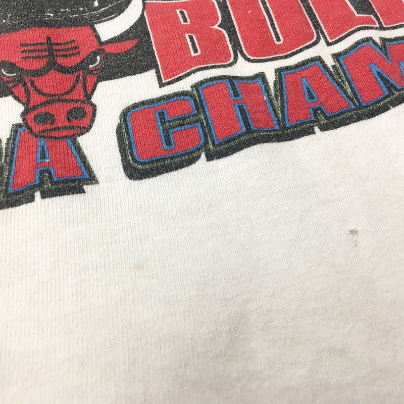 【中古品】【メンズ】  STARTER 90'S CHICAGO BULLS 1996 NBA TEE スターター シカゴブルズ 90年代 ヴィンテージ トップス 145-240706-rk-21-tei サイズ：YOUTH 8-20 カラー：ホワイト 万代Net店