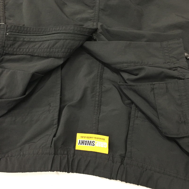 【中古品】【メンズ】  スタブリッジ×グリップスワニー STABRIDGE×GRIP SWANY INNER CITY EXPLORER SHORTS 2 インナー シティ エクスプローラー ショーツ ハーフパンツ  153-240706-rk-13-tei サイズ：L カラー：ブラック 万代Net店