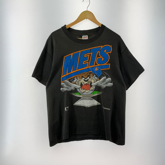 【中古品】【メンズ】 ANVIL 90'S MLB METS LOONEY TUNES SS TEE アンビル 145-260225-st-09-fuz サイズ：XL カラー：ブラック 万代Net店