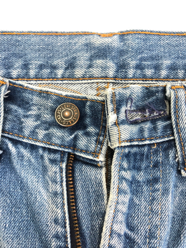 【中古品】【メンズ】 LEVI'S リーバイス 70'S 505-0217 66後期 DENIM PANTS デニムパンツ ボトムス ヴィンテージ 156-260904-AS-30-hon サイズ：W32L30 カラー：ブルー 万代Net店