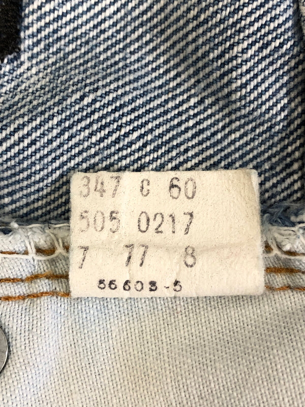 【中古品】【メンズ】 LEVI'S リーバイス 70'S 505-0217 66後期 DENIM PANTS デニムパンツ ボトムス ヴィンテージ 156-260904-AS-30-hon サイズ：W32L30 カラー：ブルー 万代Net店