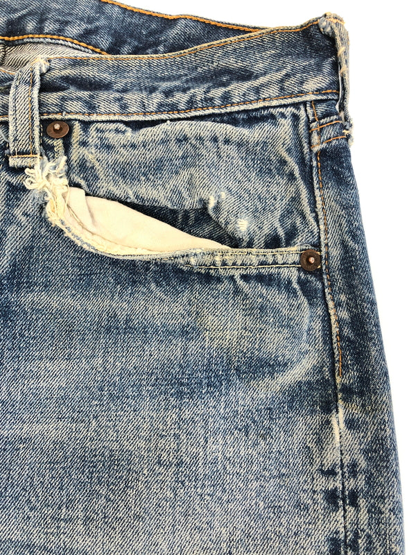 【中古品】【メンズ】 LEVI'S リーバイス 501 60'S BIG-E S-TYPE DENIM PANTS デニムパンツ ボトムス ヴィンテージ 156-260904-AS-29-hon サイズ：下記参照 カラー：ブルー 万代Net店