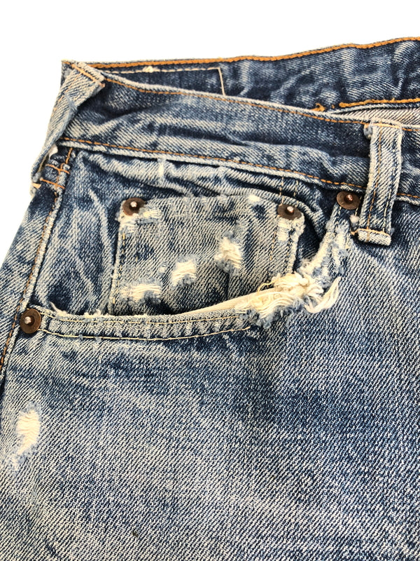 【中古品】【メンズ】 LEVI'S リーバイス 501 60'S BIG-E S-TYPE DENIM PANTS デニムパンツ ボトムス ヴィンテージ 156-260904-AS-29-hon サイズ：下記参照 カラー：ブルー 万代Net店