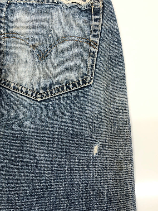 【中古品】【メンズ】 LEVI'S リーバイス 501 60'S BIG-E S-TYPE DENIM PANTS デニムパンツ ボトムス ヴィンテージ 156-260904-AS-29-hon サイズ：下記参照 カラー：ブルー 万代Net店