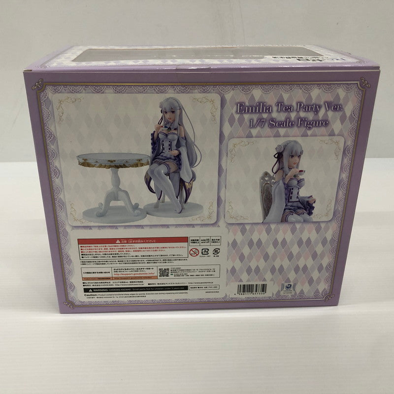 【中古品】 KDcolle Re：ゼロから始める異世界生活 エミリア お茶会Ver. 1/7 フィギュア KADOKAWA 053-260715-ns-02-tei 万代Net店