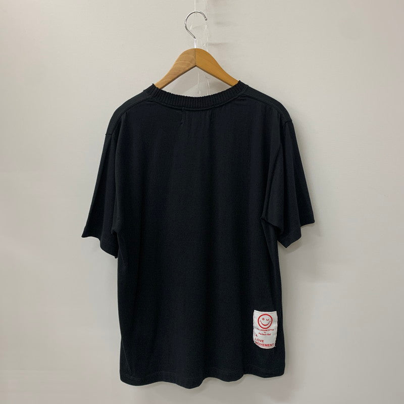 【中古品】【メンズ】  PERFECT RIBS パーフェクトリブス × A LOVE MOVEMENT ア ラブ ムーブメント 別注 コラボ SHORT SLEEVE T SHIRTS ショートスリーブ Tシャツ 半袖 トップス 141-241120-kk-22-tei サイズ：L カラー：ブラック 万代Net店