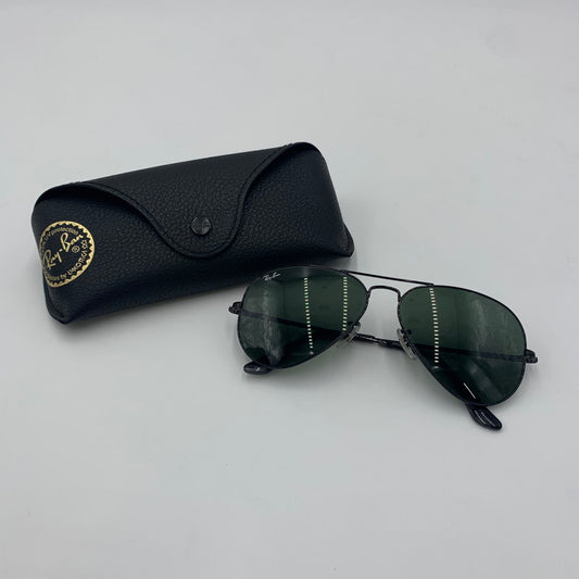 【中古品】【メンズ】 Ray-Ban レイバン AVIATOR RB3689 アビエーター サングラス アイウェア アクセサリー 203-241102-kk-08-tei サイズ：58ロ14-140 カラー：ブラック 万代Net店