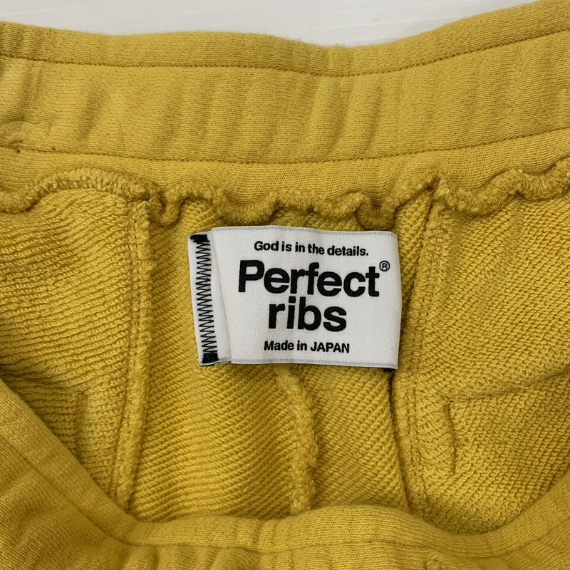 【中古品】【メンズ】  PERFECT RIBS パーフェクトリブス BASIC SWEAT SHORT PANTS ベーシック スウェットショートパンツ ボトムス ショーツ ハーフパンツ 151-241120-kk-23-tei サイズ：XL カラー：イエロー 万代Net店