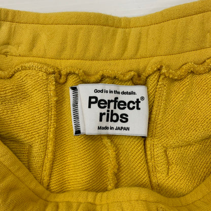 【中古品】【メンズ】  PERFECT RIBS パーフェクトリブス BASIC SWEAT SHORT PANTS ベーシック スウェットショートパンツ ボトムス ショーツ ハーフパンツ 151-241120-kk-23-tei サイズ：XL カラー：イエロー 万代Net店