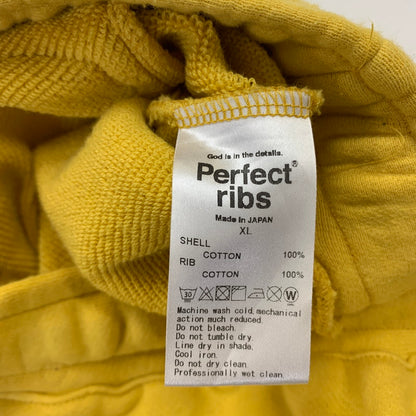 【中古品】【メンズ】  PERFECT RIBS パーフェクトリブス BASIC SWEAT SHORT PANTS ベーシック スウェットショートパンツ ボトムス ショーツ ハーフパンツ 151-241120-kk-23-tei サイズ：XL カラー：イエロー 万代Net店