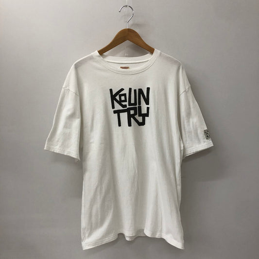 【中古品】【メンズ】 KAPITAL キャピタル ROOKIE CREWNECK LOGO T-SHIRT K2304SC154 ルーキー クルーネック ロゴ Tシャツ 半袖 トップス 140-250209-kk-02-tei サイズ：L カラー：ホワイト 万代Net店