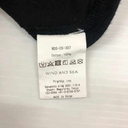 【中古品】【メンズ】  WIND AND SEA ウィンダンシー 21AW GLITTER L/S T-SHIRT WDS-CS-307 グリッター ロングスリーブ Tシャツ 長袖 トップス 142-241121-kk-11-tei サイズ：L カラー：ブラック 万代Net店