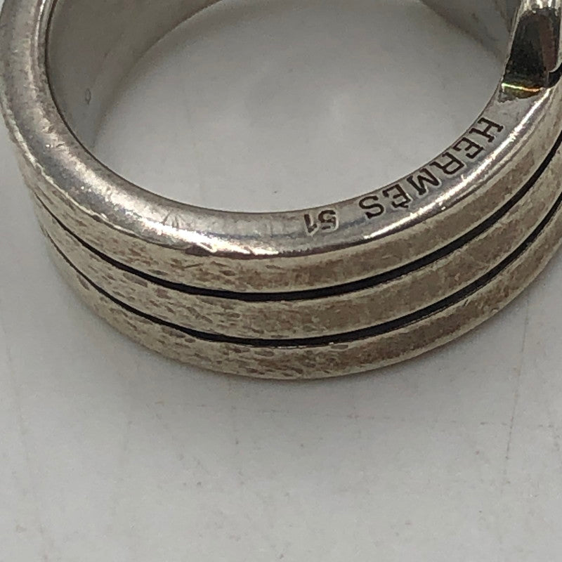 【現状渡し品】【メンズ】 HERMES エルメス イタリーク リング アクセサリー 指輪 182-251030-ks-05-tei カラー：シルバー 10.5号 万代Net店