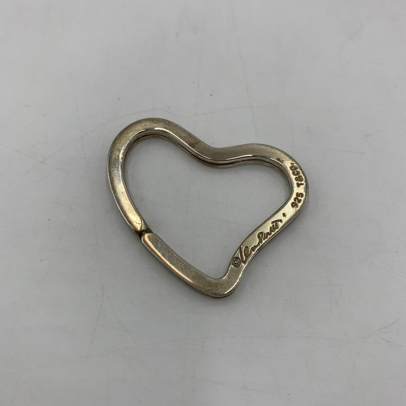 【現状渡し品】【メンズ/レディース】 TIFFANY&Co. ティファニー エルサ ペレッティ オープンハート キーリング アクセサリー 182-251024-KS-07-tei カラー：スターリングシルバー 万代Net店