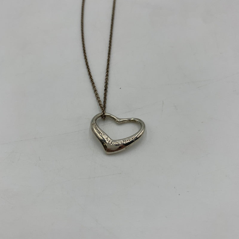 【中古品】【レディース】 TIFFANY&Co. ティファニー エルサ ペレッティ オープンハート ネックレス アクセサリー 182-251024-KS-06-tei カラー：シルバー 万代Net店