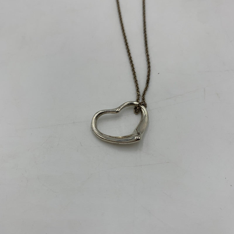 【中古品】【レディース】 TIFFANY&Co. ティファニー エルサ ペレッティ オープンハート ネックレス アクセサリー 182-251024-KS-06-tei カラー：シルバー 万代Net店