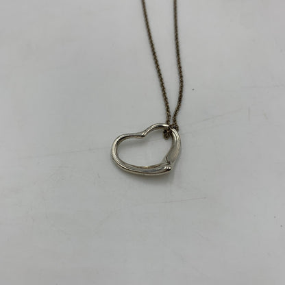 【中古品】【レディース】 TIFFANY&Co. ティファニー エルサ ペレッティ オープンハート ネックレス アクセサリー 182-251024-KS-06-tei カラー：シルバー 万代Net店