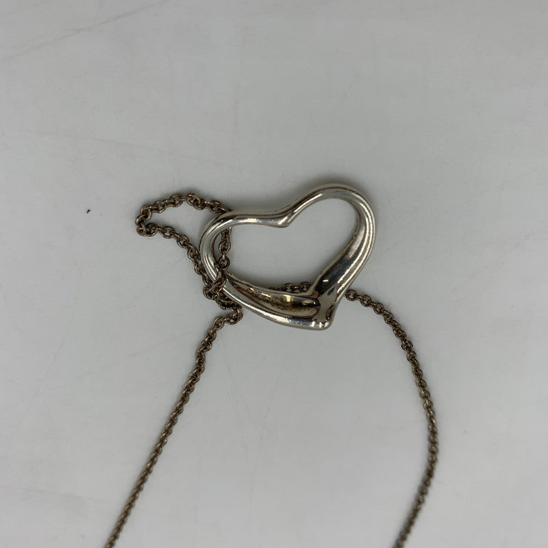 【中古品】【レディース】 TIFFANY&Co. ティファニー エルサ ペレッティ オープンハート ネックレス アクセサリー 182-251024-KS-06-tei カラー：シルバー 万代Net店