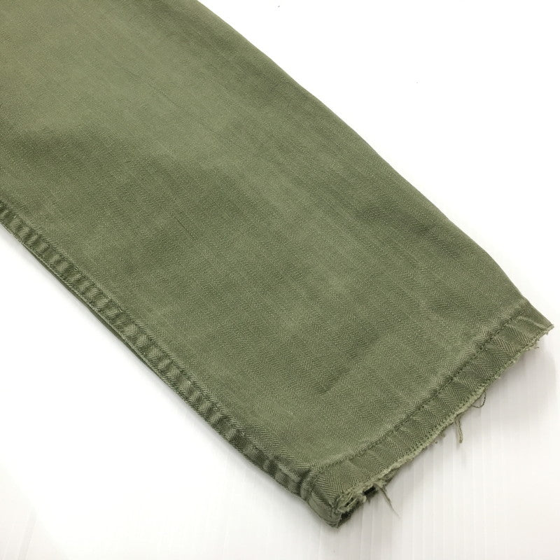【現状渡し品】【メンズ】 U.S. ARMY アメリカ軍 40～50's UTILITY SHIRT VINTAGE 40-50年代 ユーティリティーシャツ 長袖 トップス ミリタリー ヴィンテージ 145-240928-kk-3-fuz サイズ：表記無し 下記参照 カラー：オリーブ 万代Net店