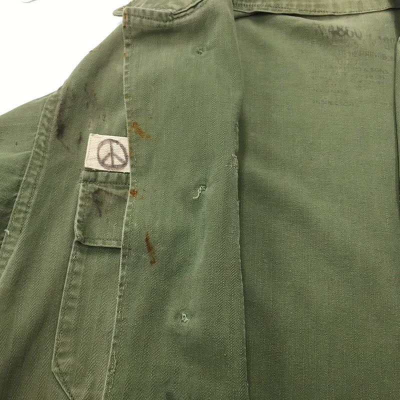 【現状渡し品】【メンズ】  U.S. ARMY アメリカ軍 40～50's UTILITY SHIRT VINTAGE 40-50年代 ユーティリティーシャツ 長袖 トップス ミリタリー ヴィンテージ 145-240928-kk-3-tei サイズ：表記無し 下記参照 カラー：オリーブ 万代Net店