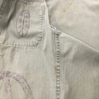 【現状渡し品】【メンズ】  U.S. ARMY アメリカ軍 40～50's UTILITY SHIRT VINTAGE 40-50年代 ユーティリティーシャツ 長袖 トップス ミリタリー ヴィンテージ 145-240928-kk-3-tei サイズ：表記無し 下記参照 カラー：オリーブ 万代Net店