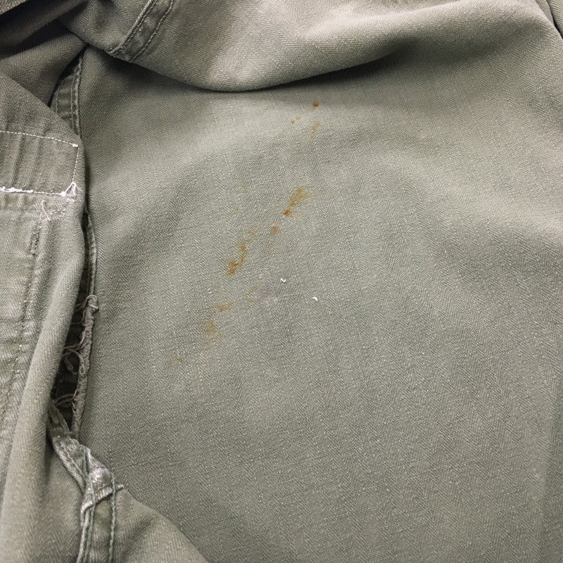 【現状渡し品】【メンズ】  U.S. ARMY アメリカ軍 40～50's UTILITY SHIRT VINTAGE 40-50年代 ユーティリティーシャツ 長袖 トップス ミリタリー ヴィンテージ 145-240928-kk-3-tei サイズ：表記無し 下記参照 カラー：オリーブ 万代Net店