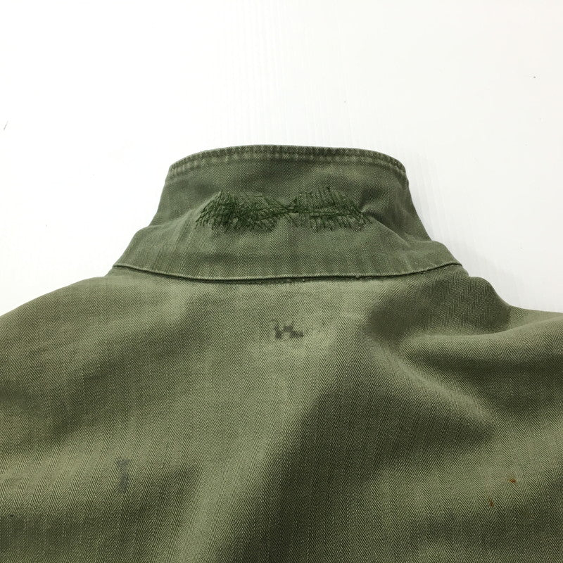 【現状渡し品】【メンズ】  U.S. ARMY アメリカ軍 40～50's UTILITY SHIRT VINTAGE 40-50年代 ユーティリティーシャツ 長袖 トップス ミリタリー ヴィンテージ 145-240928-kk-3-tei サイズ：表記無し 下記参照 カラー：オリーブ 万代Net店