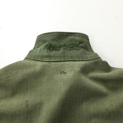 【現状渡し品】【メンズ】  U.S. ARMY アメリカ軍 40～50's UTILITY SHIRT VINTAGE 40-50年代 ユーティリティーシャツ 長袖 トップス ミリタリー ヴィンテージ 145-240928-kk-3-tei サイズ：表記無し 下記参照 カラー：オリーブ 万代Net店