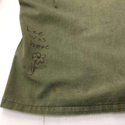 【現状渡し品】【メンズ】  U.S. ARMY アメリカ軍 40～50's UTILITY SHIRT VINTAGE 40-50年代 ユーティリティーシャツ 長袖 トップス ミリタリー ヴィンテージ 145-240928-kk-3-tei サイズ：表記無し 下記参照 カラー：オリーブ 万代Net店