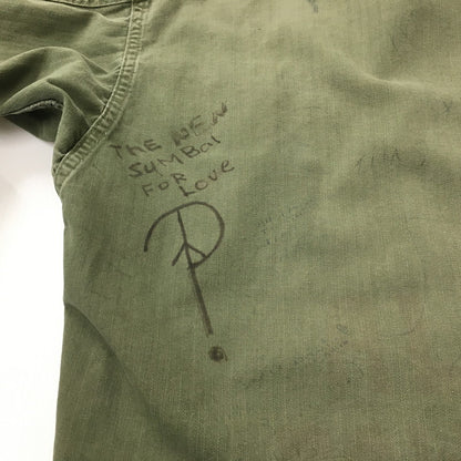 【現状渡し品】【メンズ】  U.S. ARMY アメリカ軍 40～50's UTILITY SHIRT VINTAGE 40-50年代 ユーティリティーシャツ 長袖 トップス ミリタリー ヴィンテージ 145-240928-kk-3-tei サイズ：表記無し 下記参照 カラー：オリーブ 万代Net店