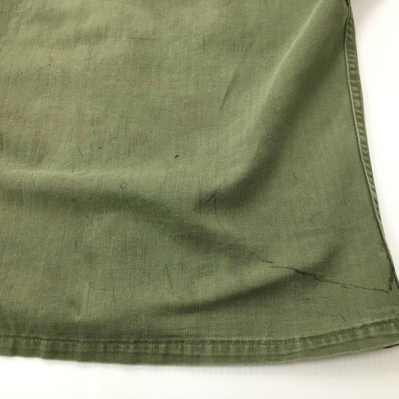 【現状渡し品】【メンズ】  U.S. ARMY アメリカ軍 40～50's UTILITY SHIRT VINTAGE 40-50年代 ユーティリティーシャツ 長袖 トップス ミリタリー ヴィンテージ 145-240928-kk-3-tei サイズ：表記無し 下記参照 カラー：オリーブ 万代Net店