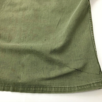 【現状渡し品】【メンズ】  U.S. ARMY アメリカ軍 40～50's UTILITY SHIRT VINTAGE 40-50年代 ユーティリティーシャツ 長袖 トップス ミリタリー ヴィンテージ 145-240928-kk-3-tei サイズ：表記無し 下記参照 カラー：オリーブ 万代Net店
