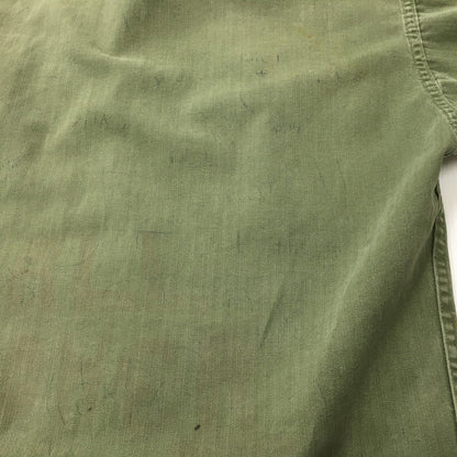 【現状渡し品】【メンズ】  U.S. ARMY アメリカ軍 40～50's UTILITY SHIRT VINTAGE 40-50年代 ユーティリティーシャツ 長袖 トップス ミリタリー ヴィンテージ 145-240928-kk-3-tei サイズ：表記無し 下記参照 カラー：オリーブ 万代Net店