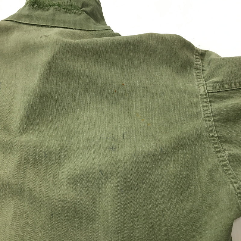 【現状渡し品】【メンズ】  U.S. ARMY アメリカ軍 40～50's UTILITY SHIRT VINTAGE 40-50年代 ユーティリティーシャツ 長袖 トップス ミリタリー ヴィンテージ 145-240928-kk-3-tei サイズ：表記無し 下記参照 カラー：オリーブ 万代Net店